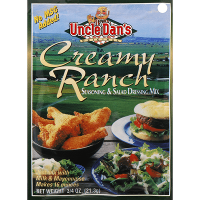 Uncle Dans Seasoning & Salad Dressing Mix, Original Creamy Ranch