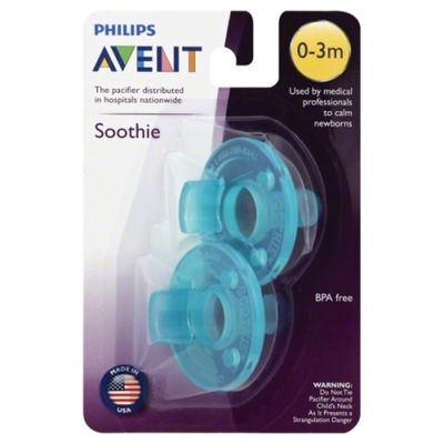 Philips Avent Soothie 0-3m, Green/Green, SCF190/01