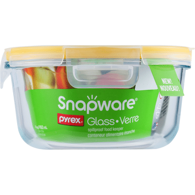 Snapware Round Glass Dish With Locking Lid