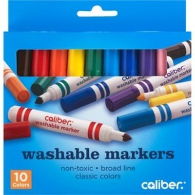 Caliber Non Toxic Broad Line Washable Markers Classic Colors