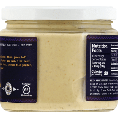 Siete Cashew Queso, Dairy Free, Spicy Blanco