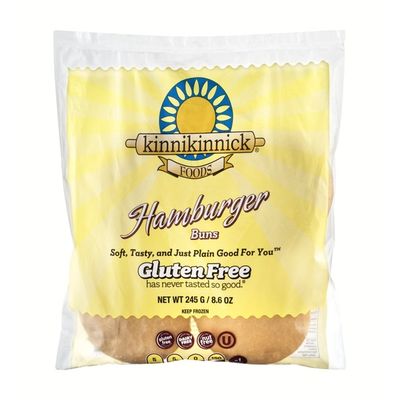 Kinnikinnick Foods Gluten Free Hamburger Buns - 4 CT