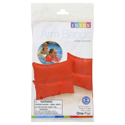 Intex Arm Bands, 7-1/2 x 7-1/2 Inches