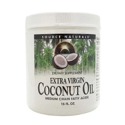 Source Naturals EXTRA VIRGIN COCONUT OIL MEDIUM CHAIN FATTY ACIDS DIETARY SUPPLEMENT Liquid