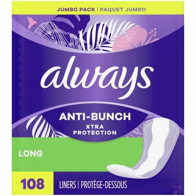 Always Anti-Bunch Xtra Protection Long Absorbency Unscented