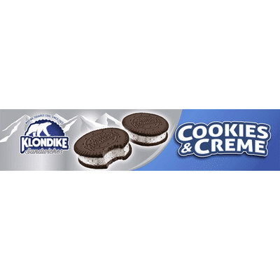 Klondike Frozen Dairy Dessert Sandwiches Oreo