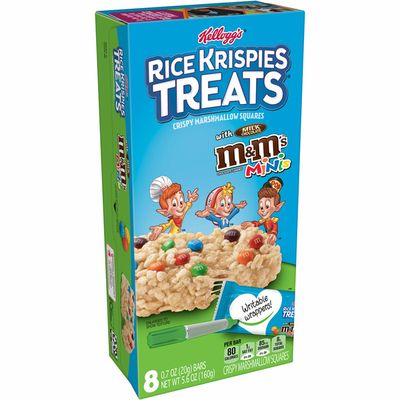 Kellogg's Rice Krispies Treats Marshmallow Snack Bars, Kids Snacks, School Lunch