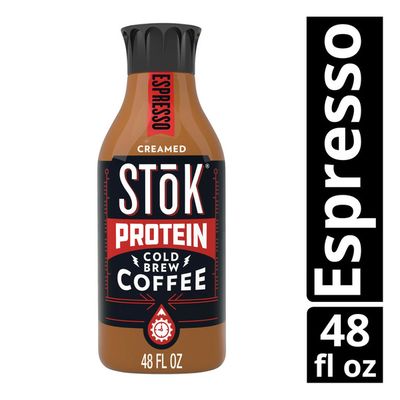 Stok Cold Brew Coffee Protein Espresso 48 Fl Oz Instacart