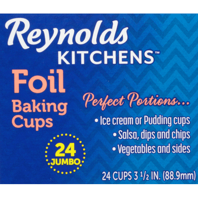 Reynolds Foil Baking Cups Jumbo, 3.5"