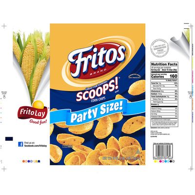 Fritos Scoops Party Size Corn Chips