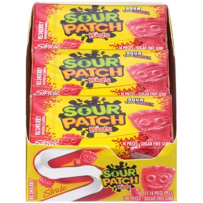 Stride Sour Patch Kids Redberry Sugar Free Gum (14 ct) - Instacart