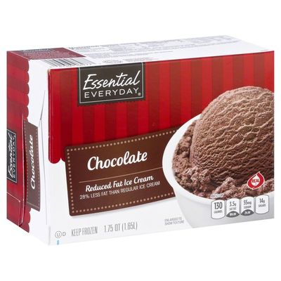 Essential Everyday Ice Cream, Reduced Fat, Chocolate