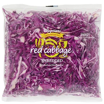 Wegmans Food You Feel Good About Shredded Red Cabbage