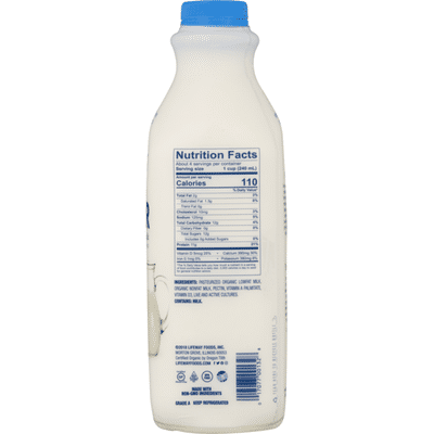 Lifeway Organic Plain Unsweetened Cultured Lowfat Milk
