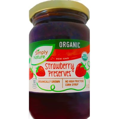 Simply Nature Organic Strawberry Preserves