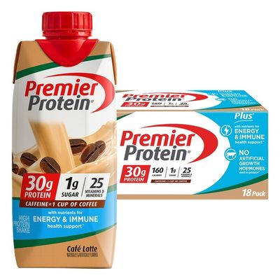 Premier Protein Cafe Latte Nutrition Protein Shake (11 Fl Oz) - Instacart