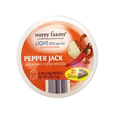 Happy Farms Light Jalapeno Spreadable Cheese Wedges