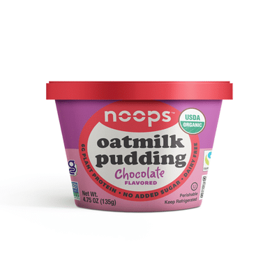 noops Organic Oatmilk Pudding, Chocolate