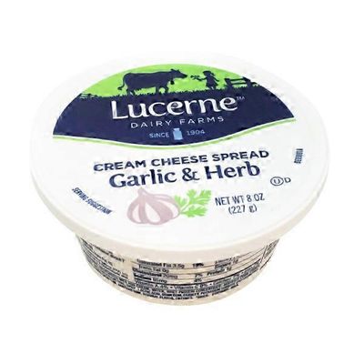 Lucerne Cream Cheese Spread, Garlic & Herb