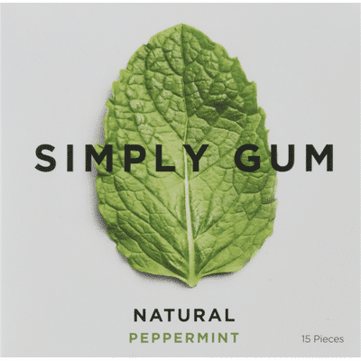 Simply Gum Gum, Natural, Peppermint