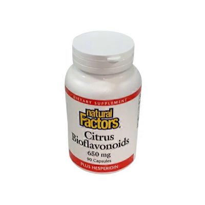 Natural Factors Citrus Bioflavonoids Dietary Supplement, 650 Mg
