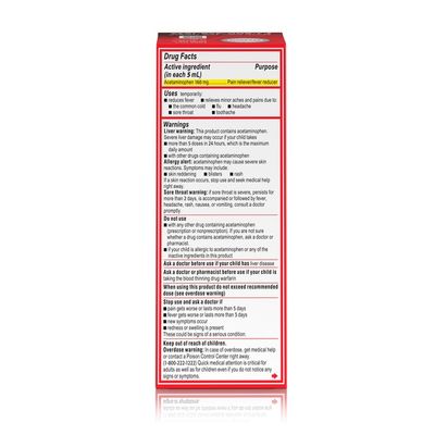 Children's Tylenol Oral Suspension, Grape