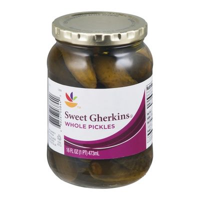 SB Whole Pickles Sweet Gherkins