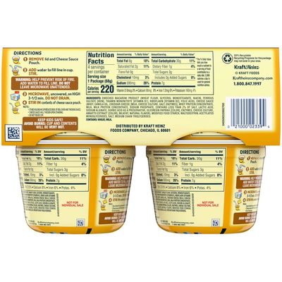 Kraft Velveeta Shells & Cheese Original Microwavable Shell Pasta & Cheese Sauce