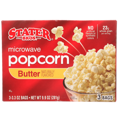 Stater Bros. Markets Microwave Popcorn Butter Flavored