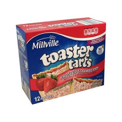 Millville Frosted Strawberry Toaster Tarts