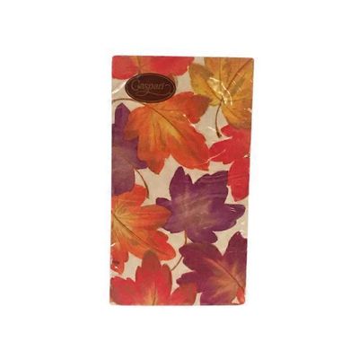 Caspari Fallen Leaves Guest Towel