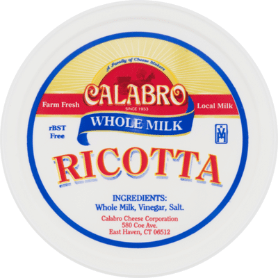 Calabro Ricotta Cheese Whole Milk