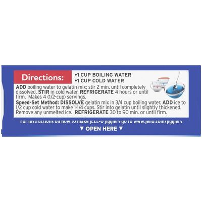Jell-O Berry Blue Gelatin Dessert Mix