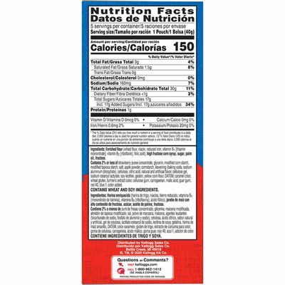 Kellogg's Pop-Tarts Baked Pastry Bites, Kids Snacks, School Lunch, Frosted Strawberry