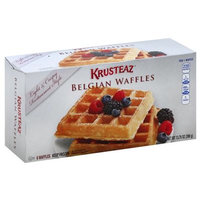 Krusteaz Waffles Belgian Restaurant Style 13 7 Oz Delivery Or Pickup Near Me Instacart