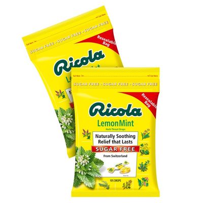 Ricola Sugar Free LemonMint Herb Throat Drops, 210 ct