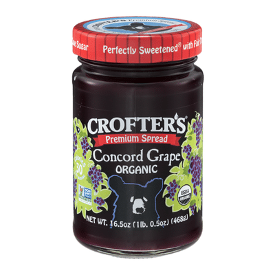 Crofter's Spread, Premium, Organic, Concord Grape