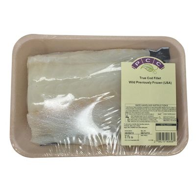 PCC True Cod Fillet Wild Previously Frozen (USA)