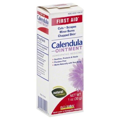 Boiron Calendula Ointment, Homeopathic First Aid Ointment for Cuts, Scrapes, Minor Burns, and Chapped Skin