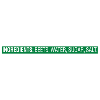 Del Monte Beets, Sliced