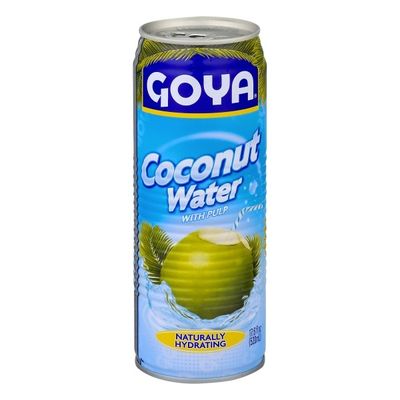 Goya Coconut Water With Pulp, Real Coconut Pieces