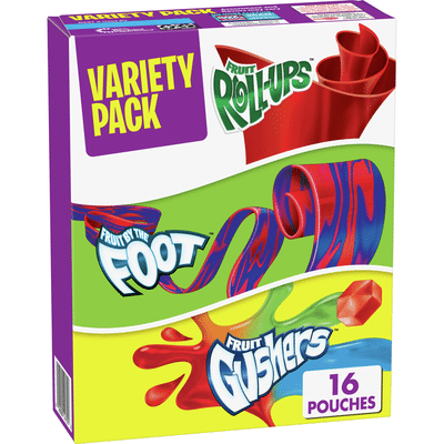 Fruit by the Foot , Gushers, Variety Pack, 16 Count