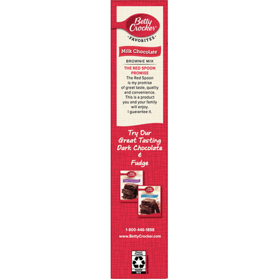 Betty Crocker Brownie Mix, Milk Chocolate