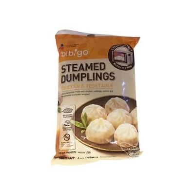 Bibigo Chicken & Vegetable Steamed Dumplings (6 oz) - Instacart