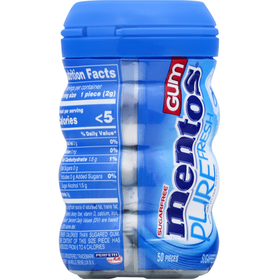Mentos Gum, Sugarfree, Fresh Mint