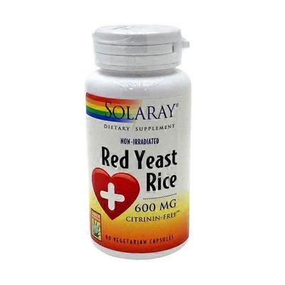 Solaray Red Yeast Rice Vegetarian Capsules