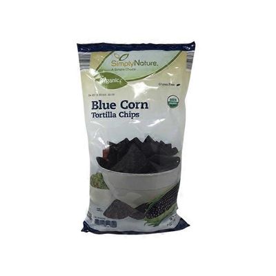 Simply Nature Organic Blue Corn Tortilla Chips