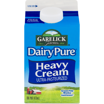 Garelick Farms Dairy Pure Heavy Cream (1 pt) - Instacart