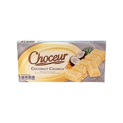 Choceur Coconut Crunch European Chocolate Bar