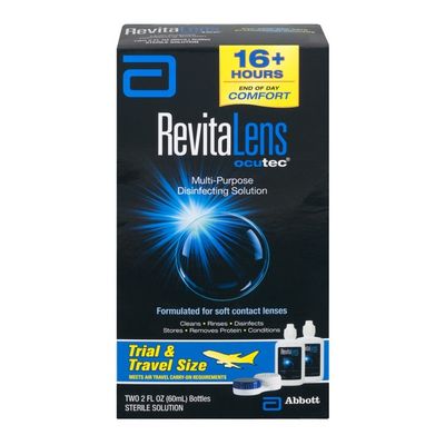 RevitaLens OcuTec Multi-Purpose Disinfecting Solution Formulated for Soft Contact Lenses - 2 CT